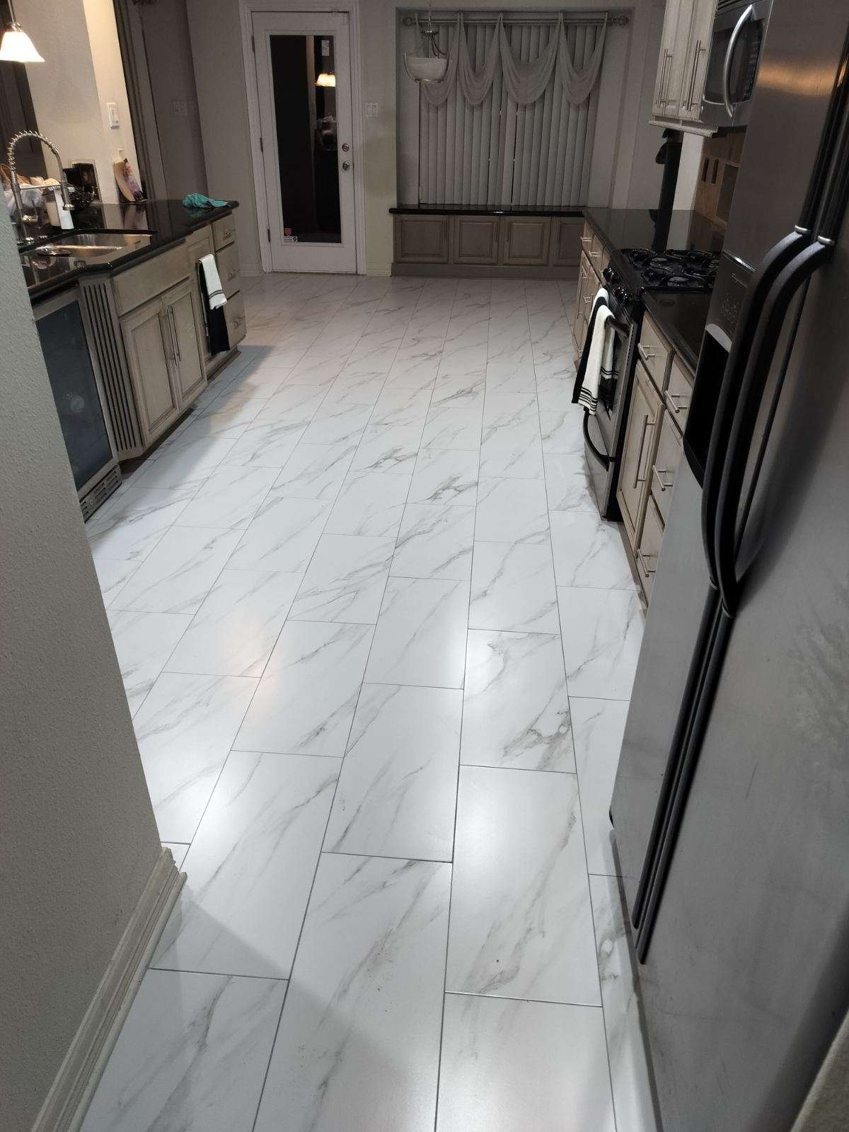 kitchen tile installation, wfa's custom hardwood floors, houston texas